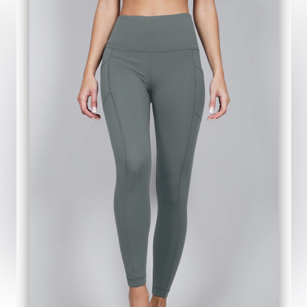 LUX HIGH WAIST SIDE POCKET 7/8 ANKLE LEGGING
